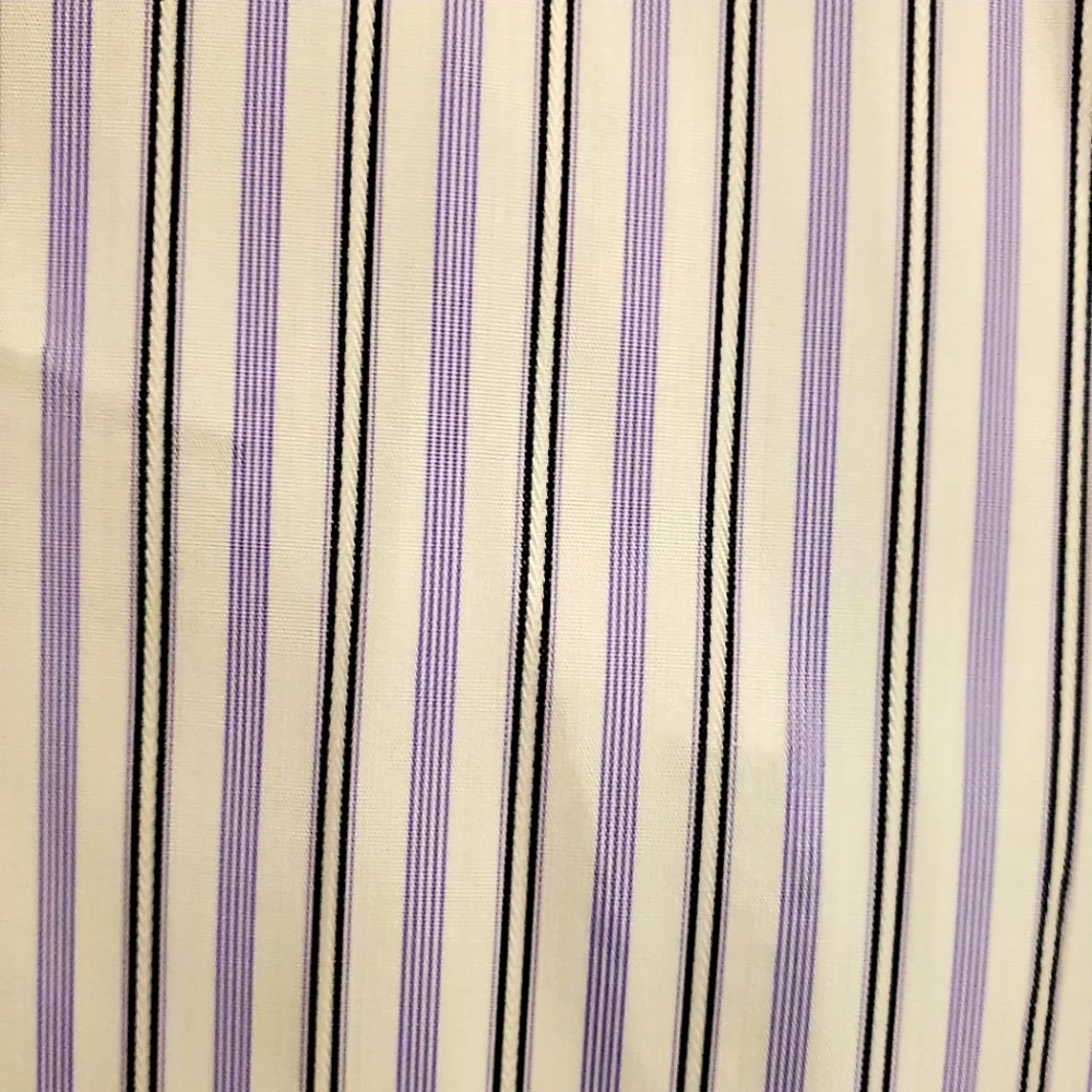 Banana Republic Slim Fit Non Iron Dress Shirt Men’s Large Striped Long Sleeve